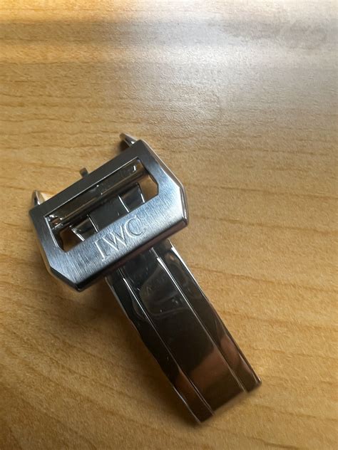 iwc deployment clasp|deployant clasp for rubber strap.